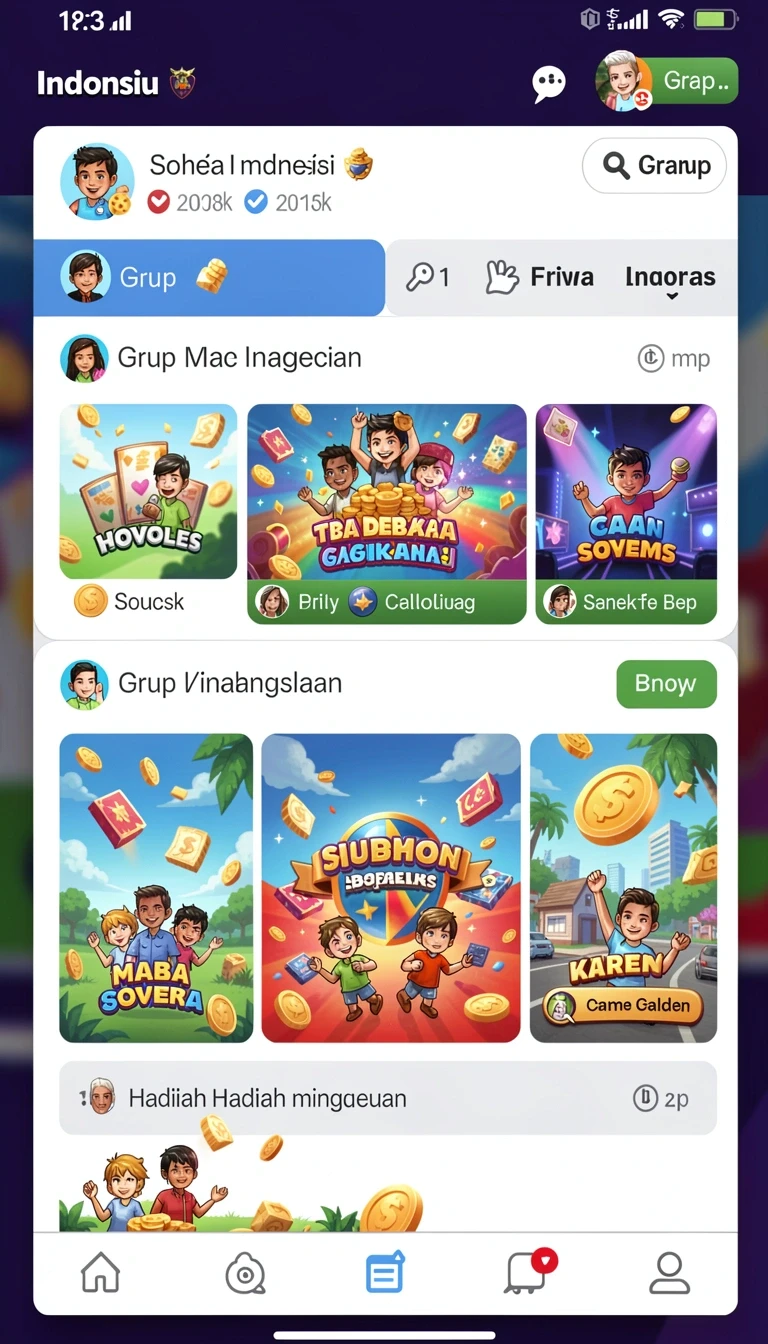 Daftar APK menampilkan ikon, versi, ukuran, dan rating dalam tampilan yang mudah dipindai.